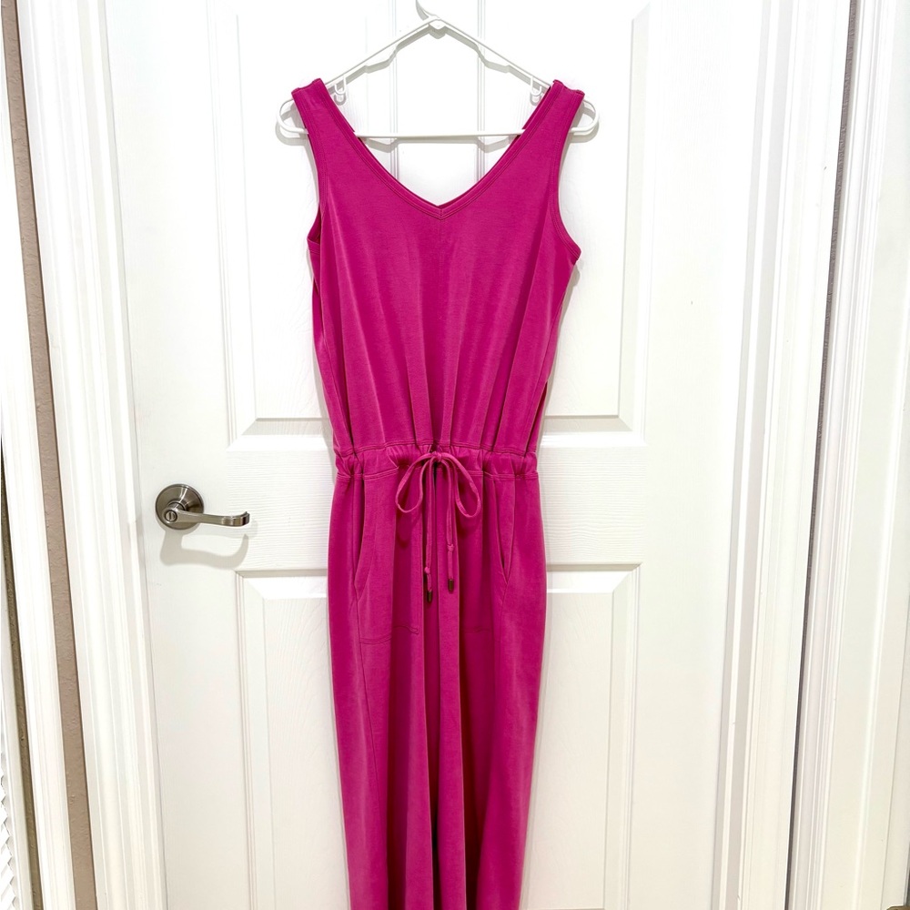 Lou & Grey Fuchsia Sleeveless jumpsuit